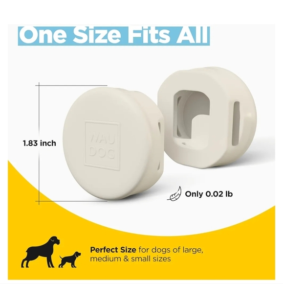 3-Pack AirTag Dog Collar Holder - Glow in The Dark - Picture 1 of 5